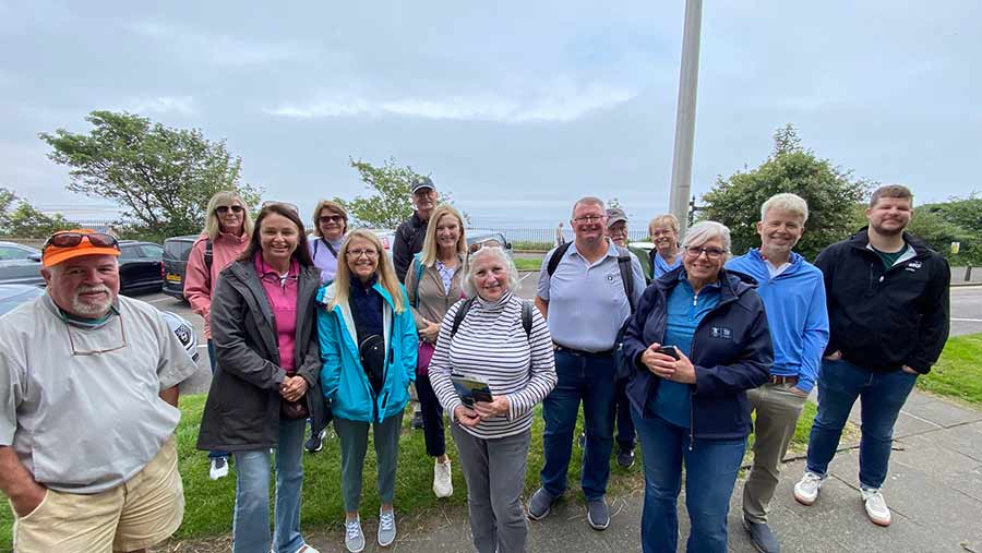St Andrews Tours group on tour