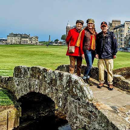 St Andrews Tours photos on the Old Course Swilkan Bridge