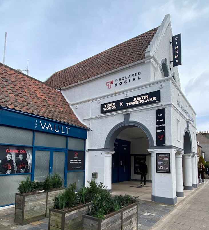Tiger Woods and Justine Timberlake's new bar/restaurant and cinema. St Andrews Tours
