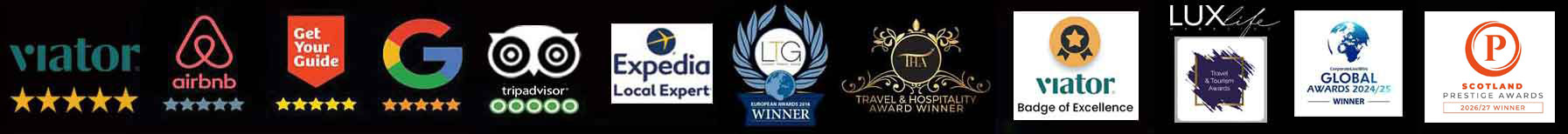 St Andrews Tours Awards
