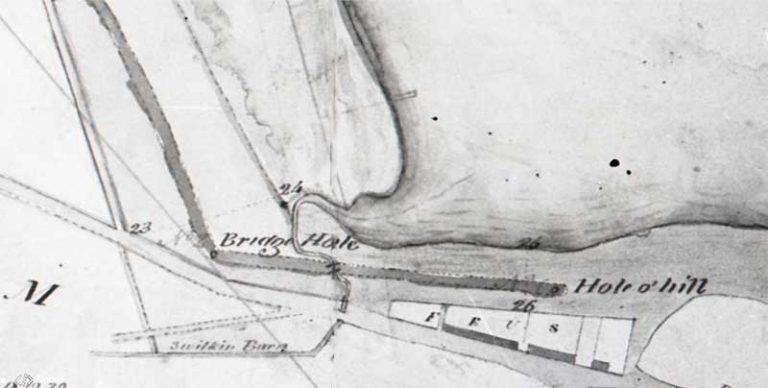 1821 map of the golfers course St Andrews